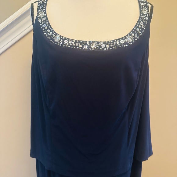 NWT Alex Evenings - 435372 Plus Size Sleeveless A-Line Dress 18W (No jacket) - Picture 5 of 15
